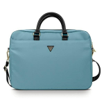 Guess GUCB15NTMLLB 16" Nylon Triangle Logo Bag / blue