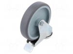 Transport wheel | &Oslash;: 125mm | W: 27mm | H: 157mm | torsional with lock
