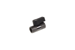 Alphacool 2-way ball valve, black nickel-plated - 17354