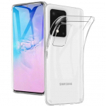 Fusion Ultra Back Case 2 mm Izturīgs Silikona Aizsargapvalks Priek&scaron; Samsung G988 Galaxy S20 Ultra | S20 Ultra 5G Caurspīdīgs