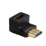 Akyga AK-AD-01 adapteris 90&deg; HDMI (M) uz HDMI (F) melns
