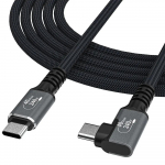 Wozinsky WPS3-UY41S datu pārraides un uzlādes vads | USB-C uz USB-C | 240W | Thunderbolt 4 | 1m | melns
