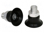 Suction cup | Nitrile rubber NBR | 25mm | Mounting: G1/8-AG | 7.2g
