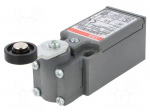 Limit switch | lever R 26,5mm, plastic roller &Oslash;18mm | NO + NC