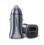UGREEN 30780 Car Charger 18W Aluminium / black