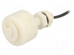 Sensor: liquid level | -20&divide;90&deg;C | Output conf: SPST-NO | lead 2m