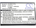 1400 mAh for Renkforce BP-5L