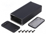Enclosure: shielding | X: 59mm | Y: 120mm | Z: 31mm | aluminium | black