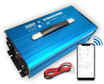 PRZETWORNICA NAPIĘCIA INWERTER EUROPOWER 24V DC / 230V AC 2000W / 4000W CZYSTY SINUS BLUETOOTH