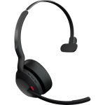 Jabra Evolve2 55, Headset (black, mono, Microsoft Teams, USB-C, Link380c)