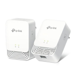 Powerline-adapter TP-Link TP-Link PG1200 KIT V1 - Powerline-adapterikomplekt - GigE, G.hn - seinakontakti &uuml;hendatav
