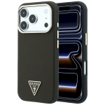 Case Guess Kevlar Triangle Logo MagSafe for iPhone 18 Pro Max / 17 Pro Max brown