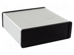 Enclosure: with panel | 1457 | X: 165mm | Y: 160mm | Z: 55mm | aluminium