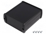 Enclosure: multipurpose | TEKAM | X: 85mm | Y: 100mm | Z: 37mm | aluminium