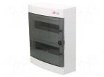 Enclosure: for modular components | IP40 | white | No.of mod: 24