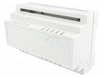 Enclosure: for DIN rail mounting | Y: 88mm | X: 138mm | Z: 62mm | grey