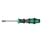 Wera Bit-Satz Kraftform Kompakt 27 RA 2 (Black/gr&uuml;n, 6-teilig, 1/4", mit Ratschenfunktion)