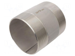 Splice terminal: connector pipe | stainless steel AISI 316L