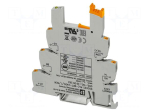 Socket | Ucoil: 24VDC | for DIN rail mounting | -40&divide;60&deg;C