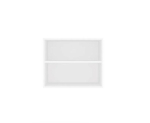 OPENO 60 WHITE Extension Unit &ndash; Modular Wardrobe Shelf, 60 cm, for the Bedroom