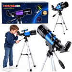 M&auml;nguala | PC | Konsoolid | Tarvikud // Harivad m&auml;nguasjad | Interaktiivsed | Loomingulised | Kunstilised // Teleskop Astronomiczny Dla Dzieci Statyw Niebieski Powiększenie 150x