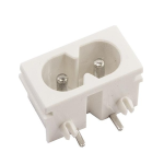 Power connector DB-8 C8 Male 90&deg; right-angle 22x12 mm White