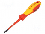 Screwdriver | insulated | Phillips | PH1 | Blade length: 80mm | 1kVAC
