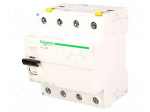 RCD breaker | Inom: 25A | Ires: 30mA | Poles: 4 | 400V | Mounting: DIN