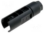 Connector: solar | male | "-" marking | 4mm2 | with contacts | crimped