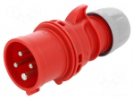 Connector: AC supply 3-phase | plug | male | 16A | 400VAC | IEC 60309