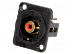 Coupler | RCA socket,both sides | Case: XLR standard | 19x24mm