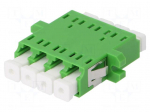 Connector: fiber optic | socket,coupler | single mode  (SM),quad