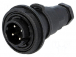 Connector: circular | plug | male | PIN: 4 | Buccaneer Standard | IP68