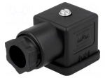 Connector: valve connector | plug | form A | 18mm | female | PIN: 4 | mPm
