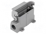 Enclosure: for Han connectors | Han A | size 16A | with latch | M20