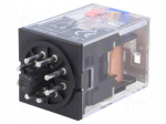 Relay: electromagnetic | DPDT | Ucoil: 24VDC | 10A/250VAC | 10A/30VDC