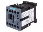 Contactor: 3-pole | NO x3 | Auxiliary contacts: NC | 24VAC | 7A | 3RT20