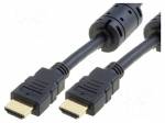Cable | HDMI 1.4 | HDMI plug,both sides | 1.8m | black