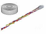 Wire: data transmission | chainflex&reg; CF211 | 3x2x0,25mm2 | PVC | grey