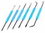 Kit: scrapers and brushes | Pcs: 6 | 180mm