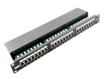 CAT6 CAT5E STP, FTP patch panel/ 19" 24 ports Nordmark Structured LAN Cabling system