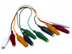 Set of test leads | Urated: 300V | Inom: 7A | Len: 0.3m
