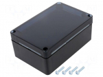 Enclosure: multipurpose | X: 90mm | Y: 135mm | Z: 55mm | ABS | black | IP65