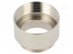 Reduction of threads for glands | Int.thread: PG21 | brass | nickel