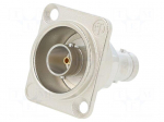 Connector: BNC | female | straight | 75&Omega; | crimped | gold-plated | -30&deg;C