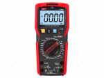 Digital multimeter | LCD | (6000) | VDC: 600mV,6V,60V,600V,1kV