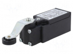 Limit switch | lever R 43,5mm, plastic roller &Oslash;18mm | NO + NC