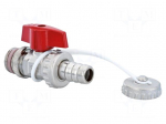 Ball valve | Ext.thread: G 3/8"