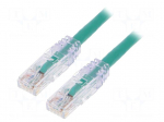 Patch cord | TX6&trade; PLUS,U/UTP | Cat: 6 | RJ45 plug,both sides | Cu | 2m