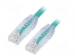 Patch cord | TX6&trade; PLUS,U/UTP | Cat: 6 | RJ45 plug,both sides | Cu